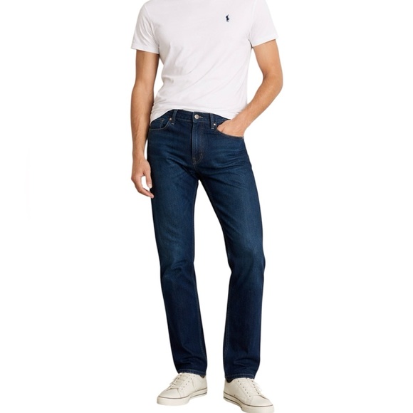 Polo Ralph Lauren Other - Polo Ralph Lauren Men's Dark Blue Denim Jeans Classic Slim Straight Fit 34 x 34
